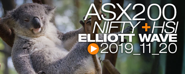 NIFTY 50 ASX200 HANG SENG Technical Analysis Elliott Wave 20 November 2019