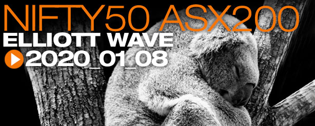 NIFTY 50 ASX200 HANG SENG Technical Analysis Elliott Wave 8 January 2020