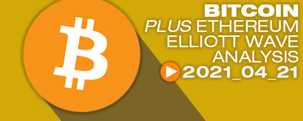 Bitcoin Elliott Wave, 21 April