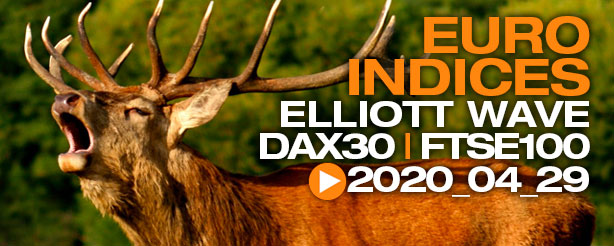 DAX 30 FTSE 100 Day Trading Elliott Wave 29 April 2020