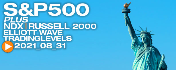 S&P 500 Elliott Wave Analysis, 31 August 2021